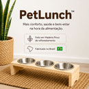 PetLunch™ – Comedouro Elevado em Madeira para Cães e Gatos 🐕🐈