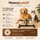 HeavyLunch™ – Comedouro Duplo Elevado com Altura Regulável 🐾