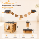 CatGround™ - Diversão, exercício e um verdadeiro paraíso para o seu gato 🐱🏡